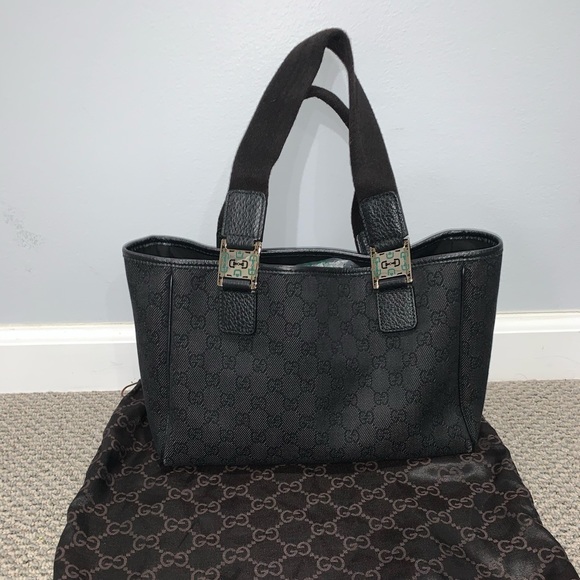 Authentic ♥️♥️Gucci♥️♥️GG Denim Tote - Picture 1 of 8